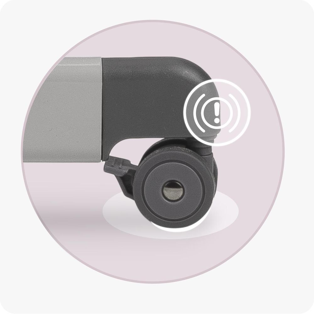 MoMi REVO 2in1 Babybett - 6 Höhenstufen, Einfach und Stabilmit, Matratze, Moskitonetz & Spielzeugbar - Hellgrau