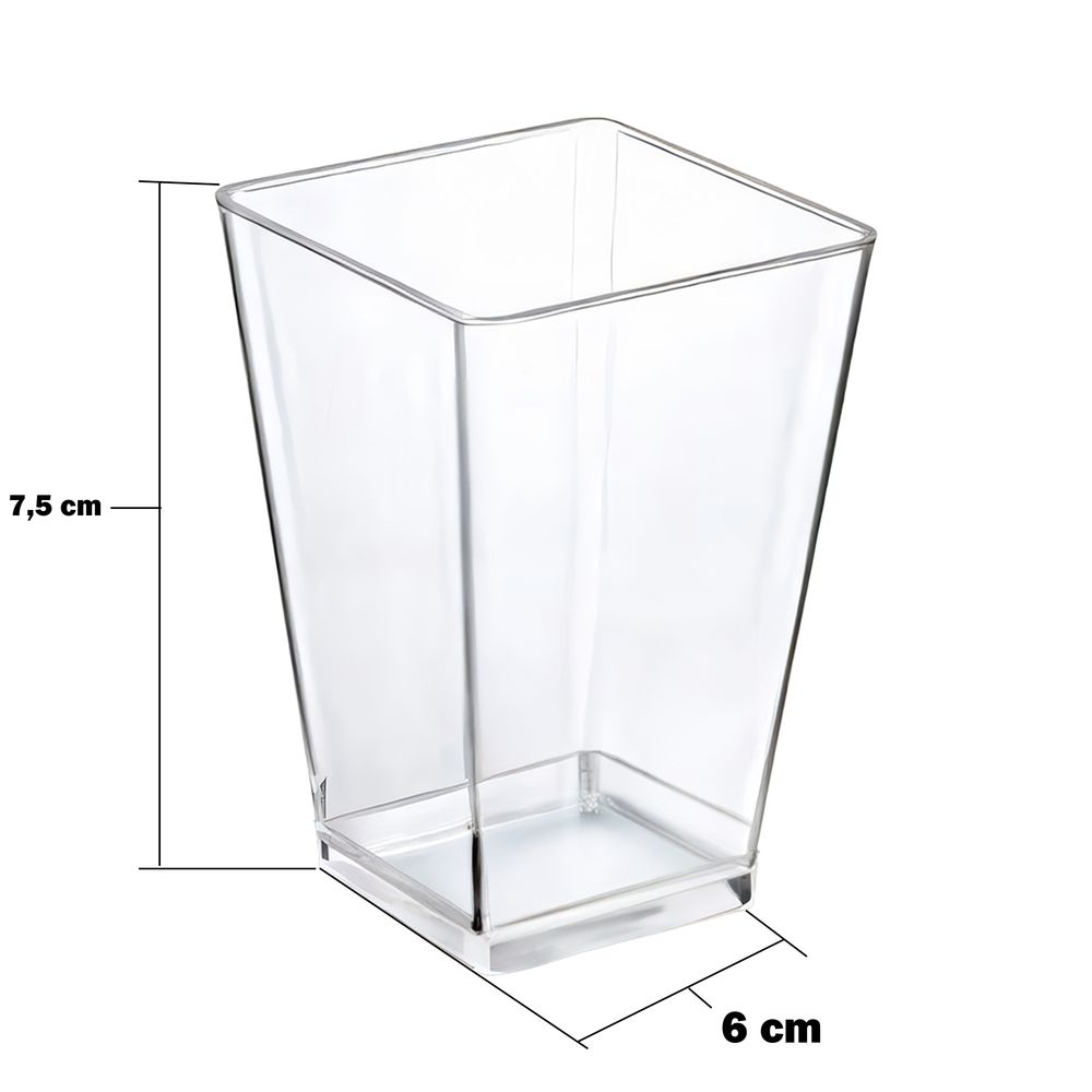 Dessertschalen Set 150ml 25-tlg Set Servierschalen Eisschalen für Tiramisu, Mousse Au Chocolat, Salzstangen, Transparent Retoo