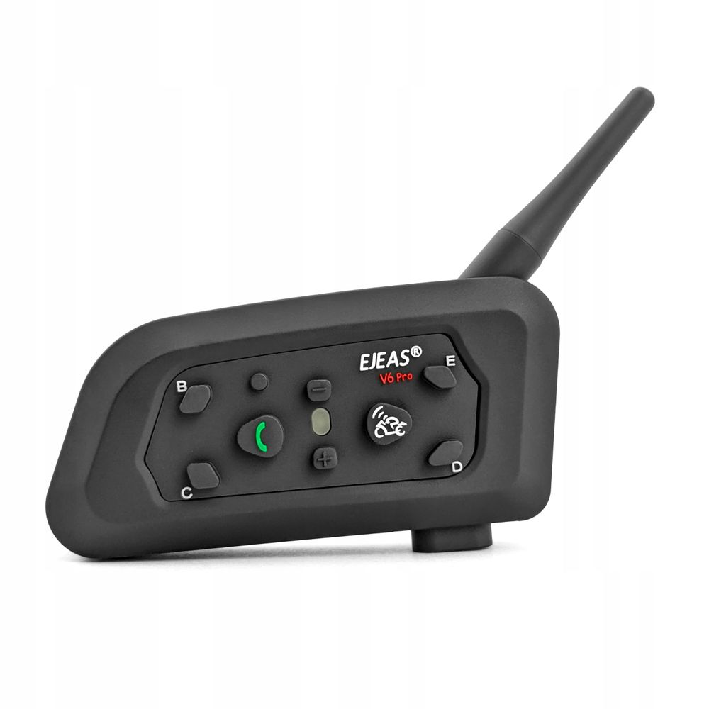 Interkom Motocyklowy Ejeas V6 Pro+ Plus USB-C Bluetooth 1200m Aplikacja EUC