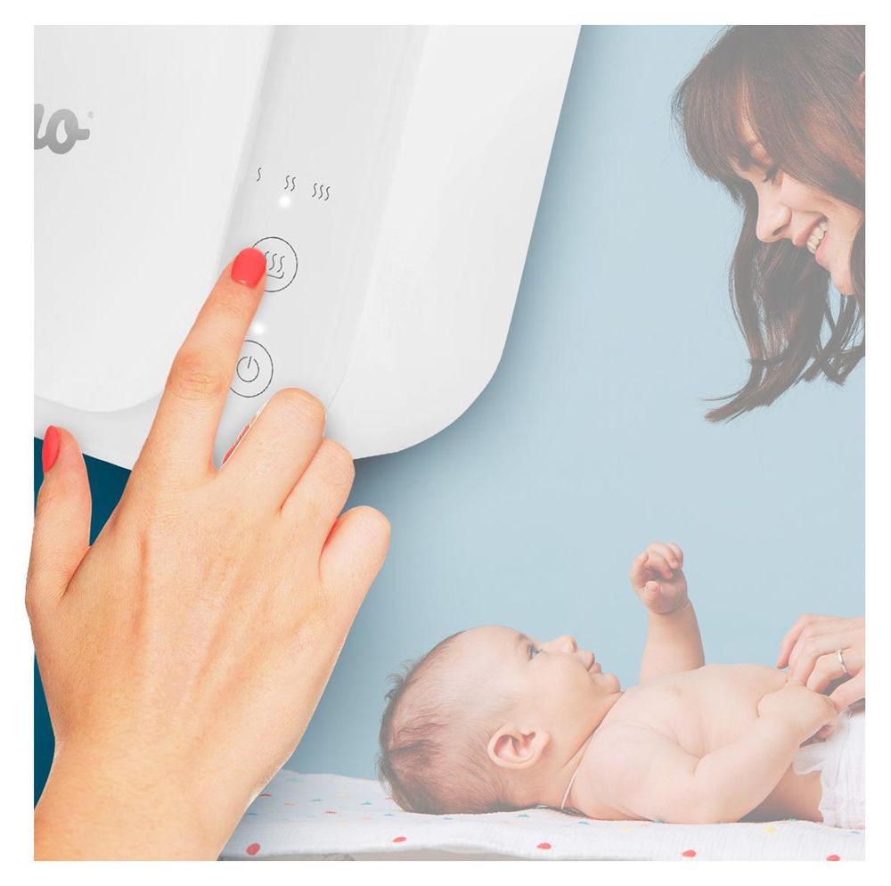 Elektronischer Baby Feuchttuchwärmer mit 3 Heizstufen und Touchpanel