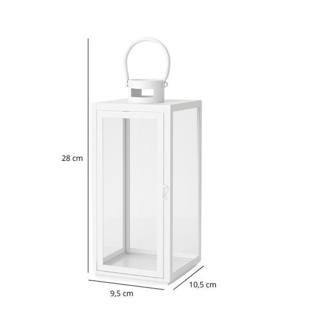 SEVICO Laterne Gartenlaterne Windlicht Laterne Kerzenhalter Kerzenleuchter Kerzenständerr für Outdoor Wohnzimmer Garten Balkon F364