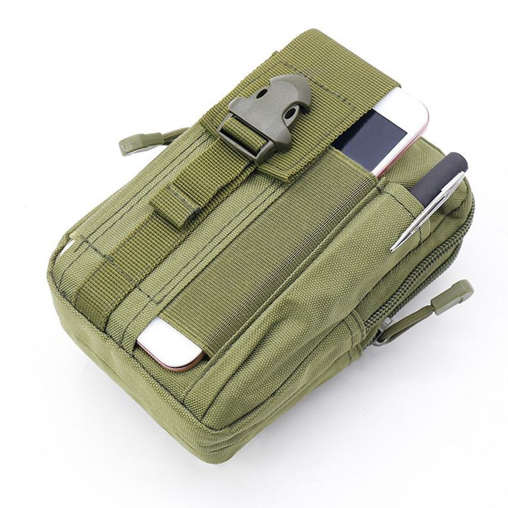 Bauchtasche, Gürteltasche, Hüfttasche | Damen Tasche | Herren Waistpack | Wasserabweisend | Taktisch, Sport, Outdoor, Reise | 2 Fächer, Grün | Retoo