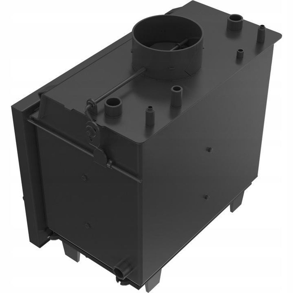 Kamineinsatz mit Wassermantel KRATKI MAJA Leistung 8 kW Ø 180 Set