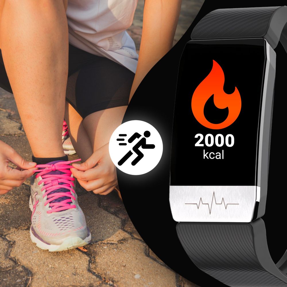 Smartwatch Bluetooth Touchscreen Armbanduhr Blutdruckmessung Smartband Wasserdicht Fitness Armband Pulsmesser Uhr Android IOS Damen Herren Retoo