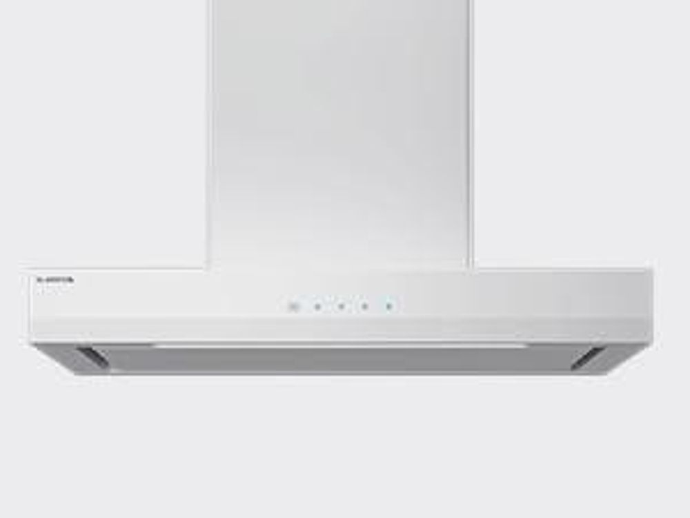 Klarstein Velaire Dunstabzugshaube 60 cm - 600 m³/h, A++ , Touch-Bedienung, LED, leise, Aluminium- & Aktivkohlefilter, Wandhaube, Weiß