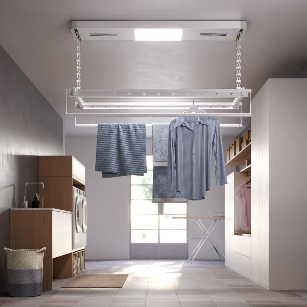 Deckenmontierter automatischer Wäscheständer, 160 cm – Foxydry PRO