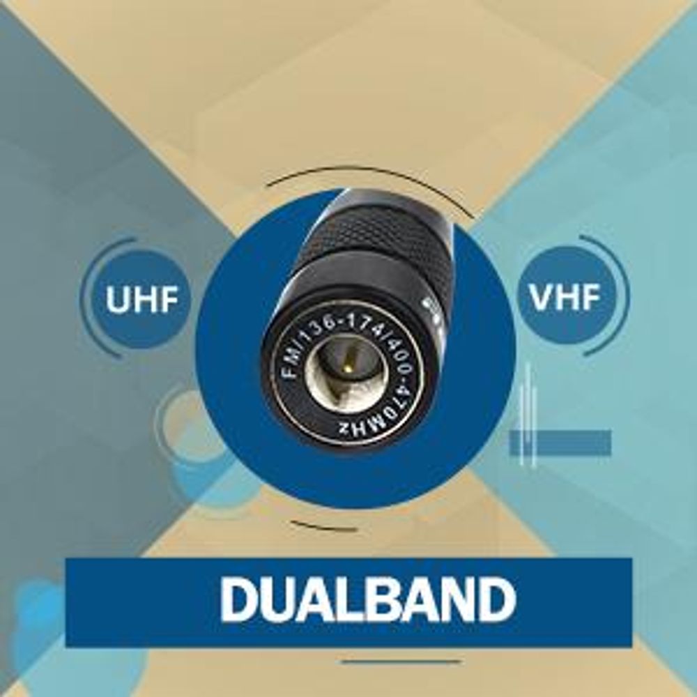Retevis RHD771 Funkgerät Antenne SMA-M Dual Band UHF/VHF Kompatibel mit Walkie Talkie Retevis RT1 RT3S RT81 RT85 Baofeng UV-3R TYT MD-380(1 STK.)