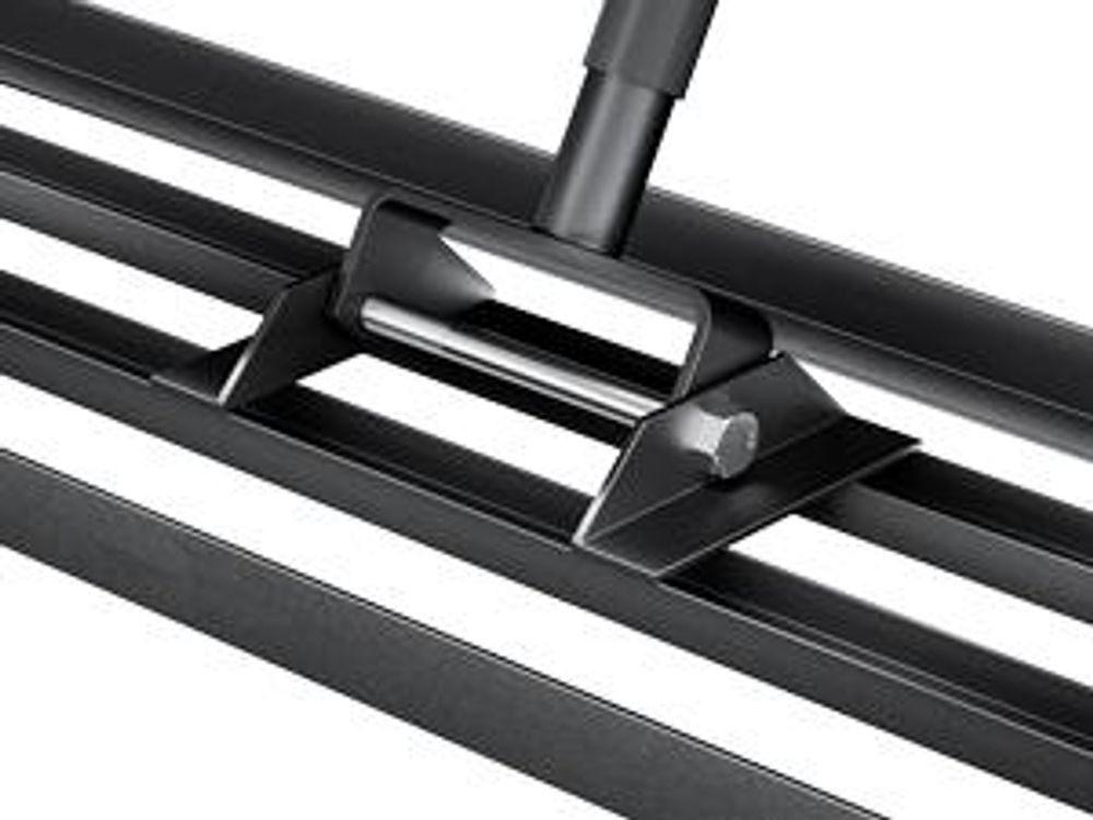 Wiltec Aluminium Rasenrakel 91,4 x 25,4 cm mit 2 m Stiel, Rasen Rakel Unebenheiten im Rasen ausgleichen, Leveler Gartengerät zum Rasen sanden