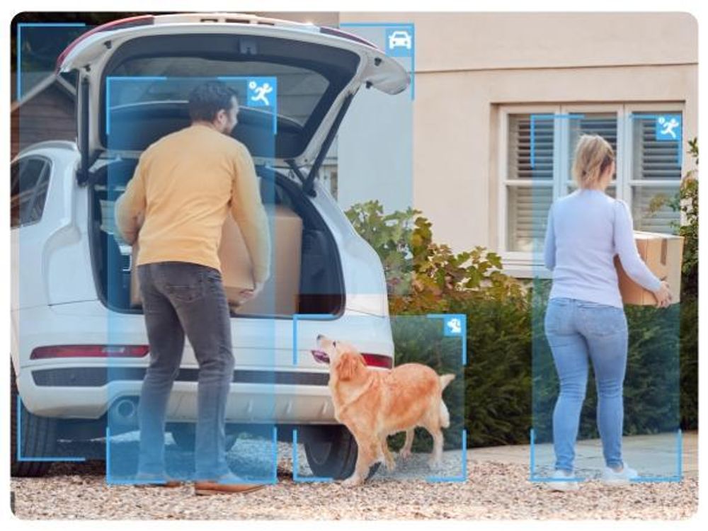 Reolink TrackMix LTE+Solarpanel-C, 4K 8MP 4G LTE Akku Dual Objektiv Überwachungskamera, Auto-Zoom & Tracking, Intelligente Erkennung, 6X Hybridzoom