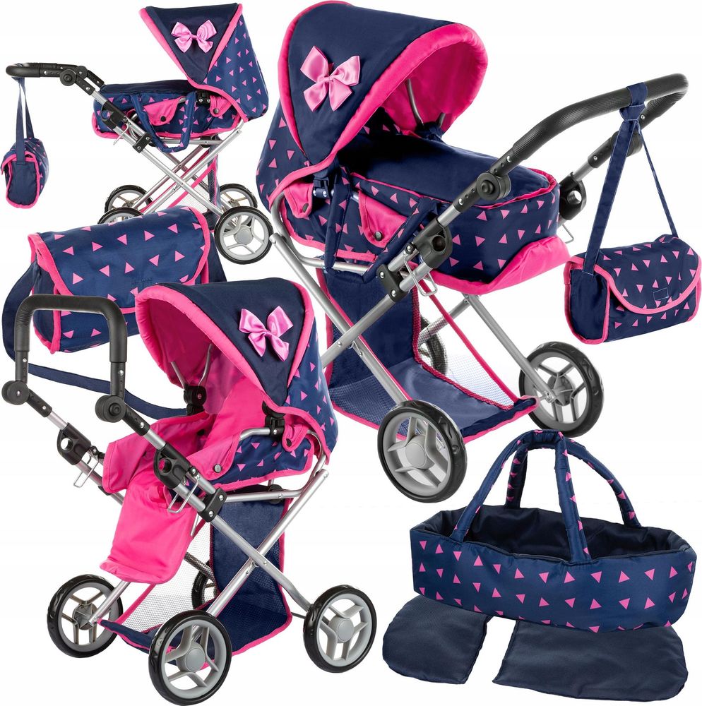 Puppenwagen mit passender Tasche