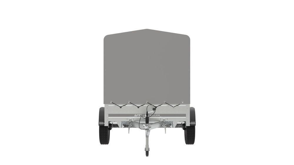 PKW Anhänger 230x125 Garden Trailer 230 KIPP Unitrailer 750 kg mit Stützrad, 110 cm hoher Plane und Hochspriegel