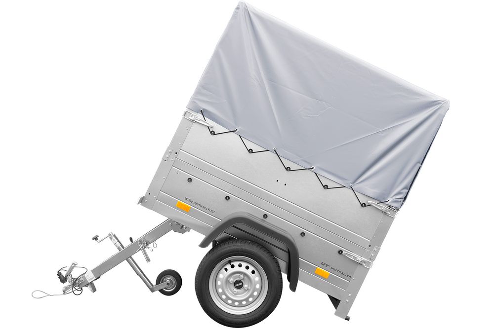 Neuanhänger Kipper ungebremst GARDEN TRAILER 150 KIPP mit zusätzlichen Bordwänden, Stützrad, Hochplane und Hochspriegel