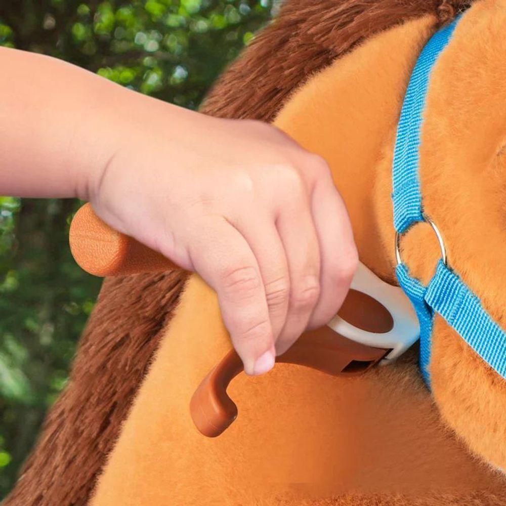 PonyCycle Modèle E Licorne Jouet à roulettes Jouet Licorne à Monter avec Frein (Licorne Rose/Taille 4 pour 4-7 Ans) Cadeau pour Garçon et Fille - E412