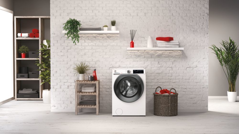 Hoover HWQ 69AMBS/1-S Waschmaschine hOnApp 9kg H-WASH 500 Aquastop 1600U/min