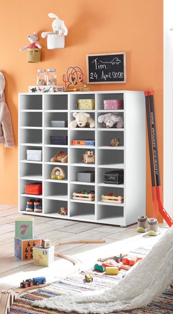 Boots 1 Regal – Schuh- und Bücherregal mit 24 Einlegeböden und viel Stauraum