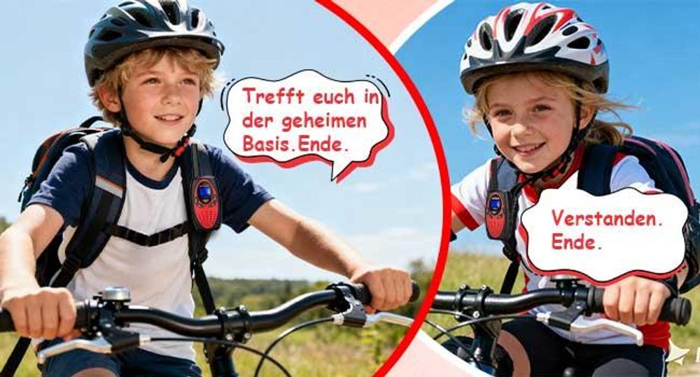 Retevis RT628 Walkie Talkie Kinder, Geschenke für Kinder, mit Taschenlampe, DCS/CTCSS, Spielzeug ab 6-12 Jahre, für Camping Familienspiel