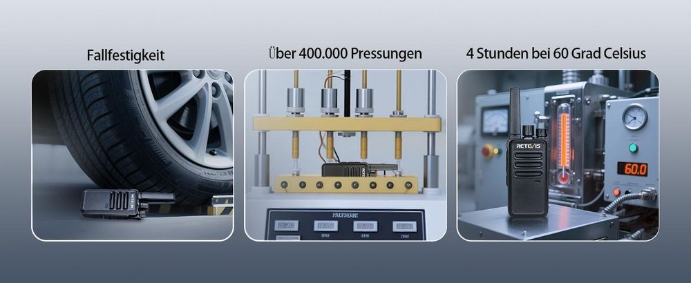 Retevis RT668 Funkgeräte mit 10-in-1 Ladegerät, Effizientes Laden, Abnehmbare Steckplätze, Walkie Talkie Erwachsene für Schule, Esszimmer(10 STK)