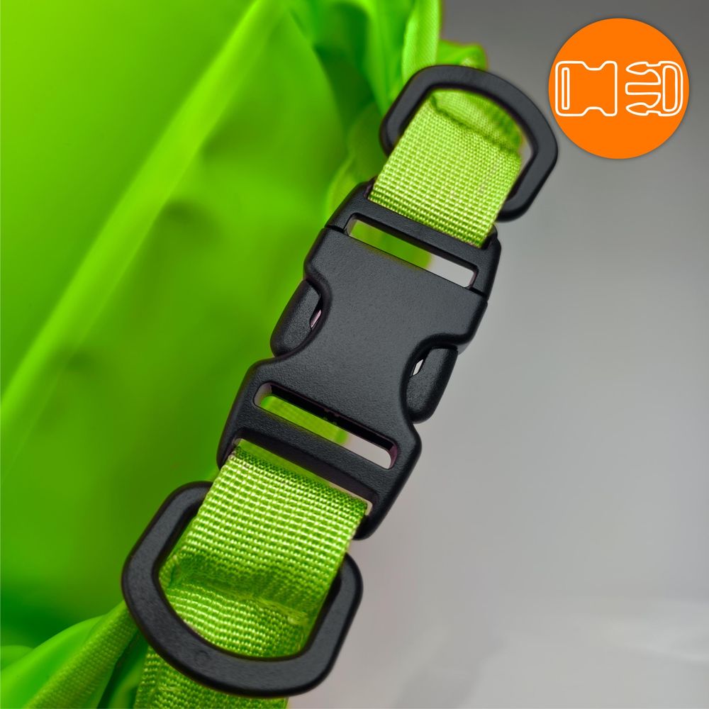 EVI SPORT AquaShield Schwimmboje 20L, Sicherheitsboje mit Trockentasche, Aufblasbar, Verstellbarer Gurt für SUP & Freiwasser, , Neongrün