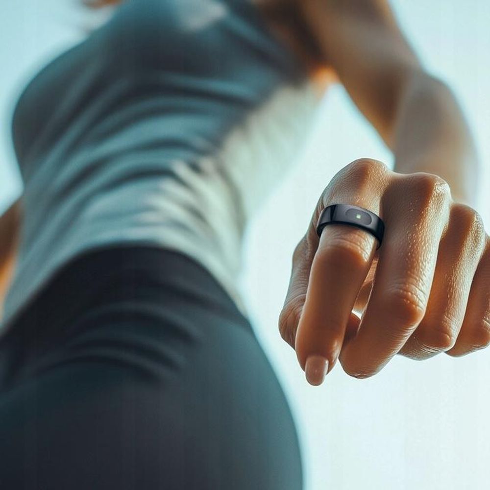 Forever Smartring Astral SR-100 schwarz Größe 8