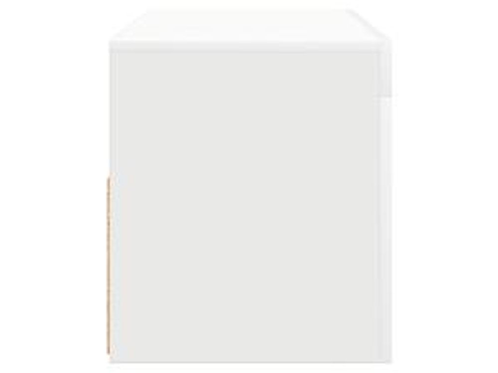 vidaXL TV-Schrank mit LED-Leuchten Weiß 90x35x40 cm