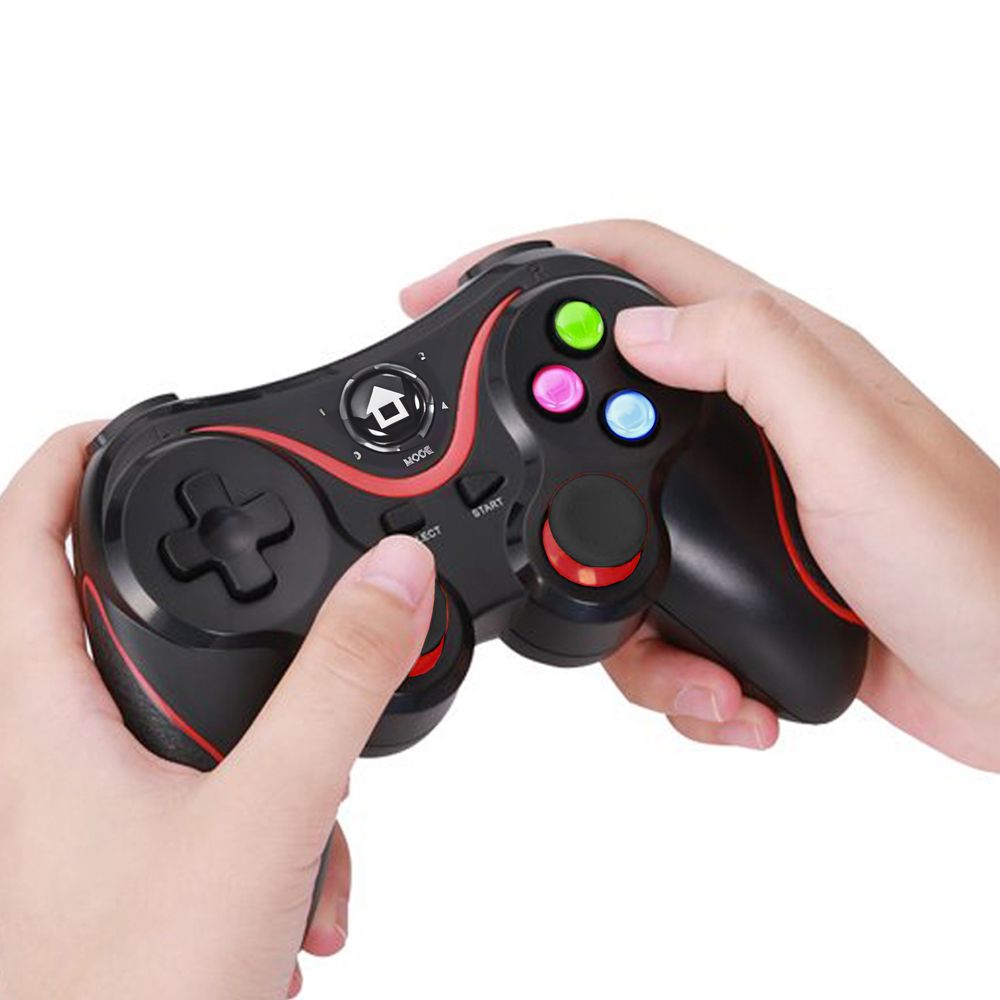 Gamepad mit Handy-Clip Kabellose Wireless Bluetooth Controller PS4 Xbox Android iOS Windows Mac Smartphone Tablet PC Phone Halter 400mAh Akku Retoo