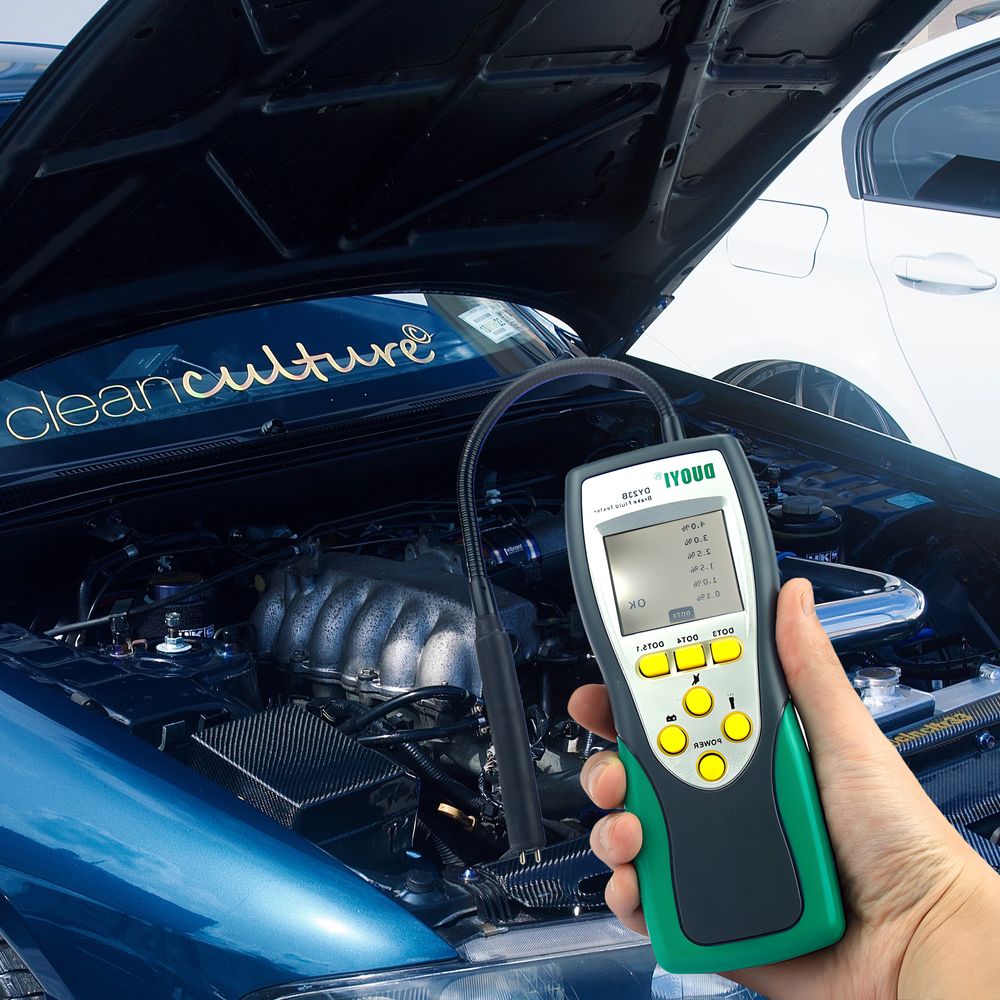 Bremsflüssigkeitstester Brake Fluid Tester Bremsflüssigkeitsprüfer LED Auto Fahrzeug Prüfgerät Bremsflüssigkeiten DOT 3/4/5 DOT3 DOT4 DOT5 KFZ Retoo