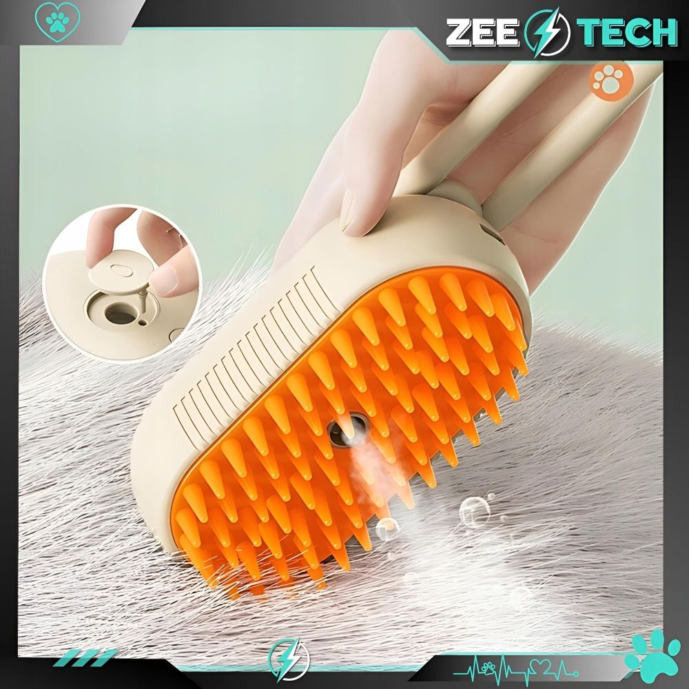Dampfbürste Für Katzen Hunde Tiere Massager Kamm Elektrisches Fell