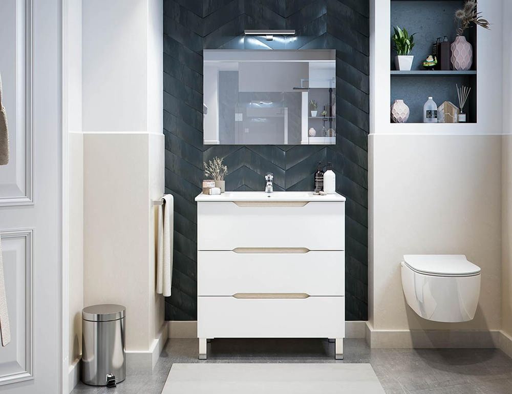 LEA – Waschtisch-Set mit Soft-Close-Schubladen und Keramikwaschbecken