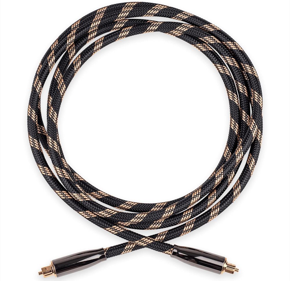 REAGLE OPTISCHES TOSLINK KABEL 3 M – DIGITAL AUDIO S/PDIF HQ LWL DIGITALKABEL RAUMKLANG Kinosoundeffekte 5.1- und 7.1-Kanal-Digitalton