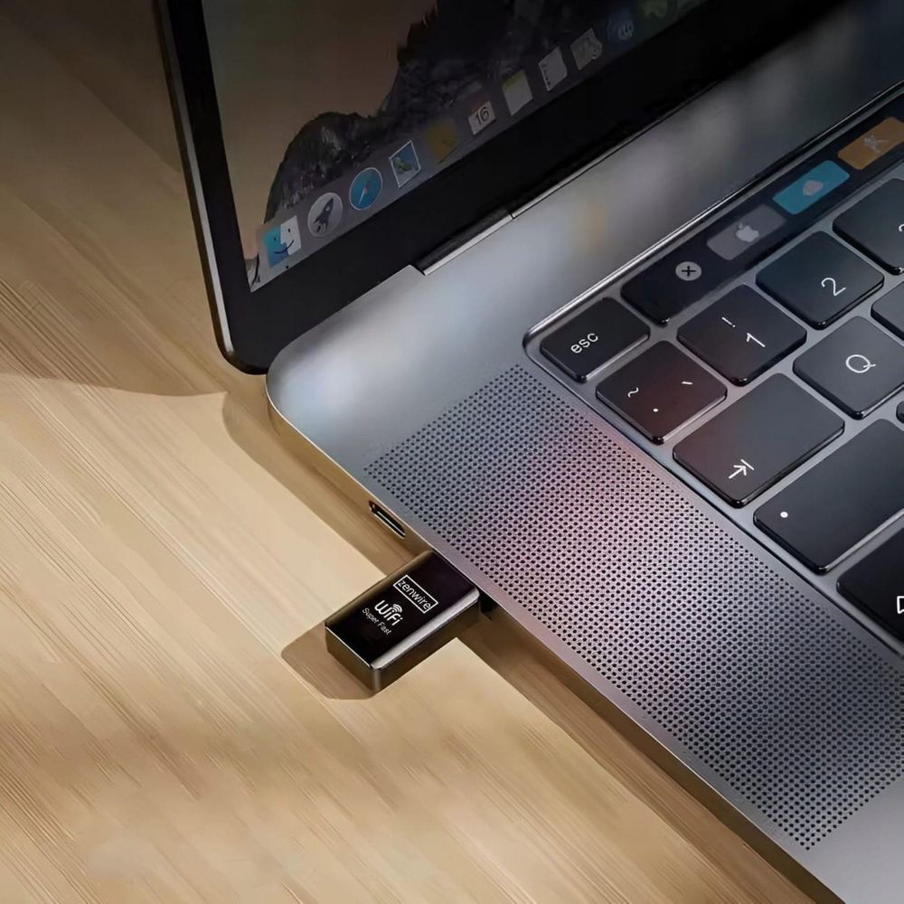 Mini WiFi-USB-Adapter - Netzwerkkarte USB 3.0 - Dualband 2,4/5 GHz - bis 1300 Mbit/s - Kompakt