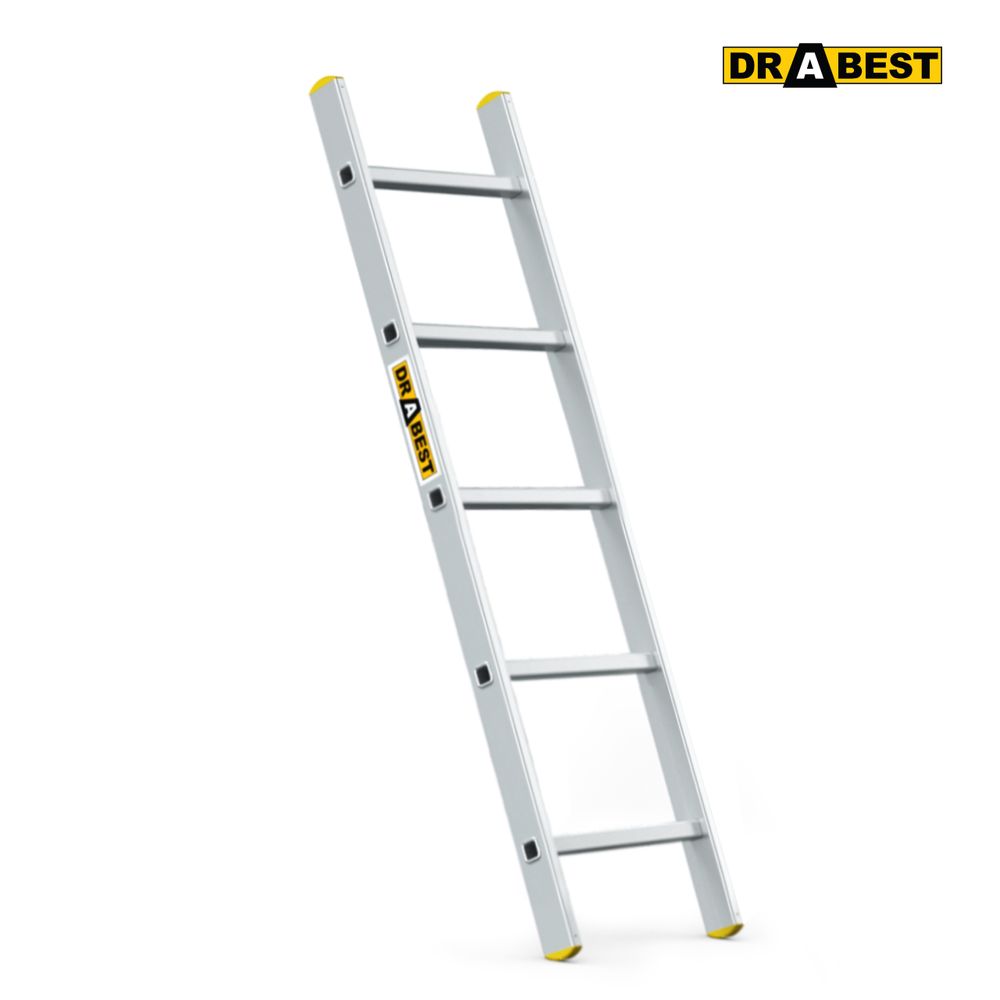 Drabest, Alu leiter, leiter, leitern, Anlegeleiter, Dachleiter, leiter 5 stufen