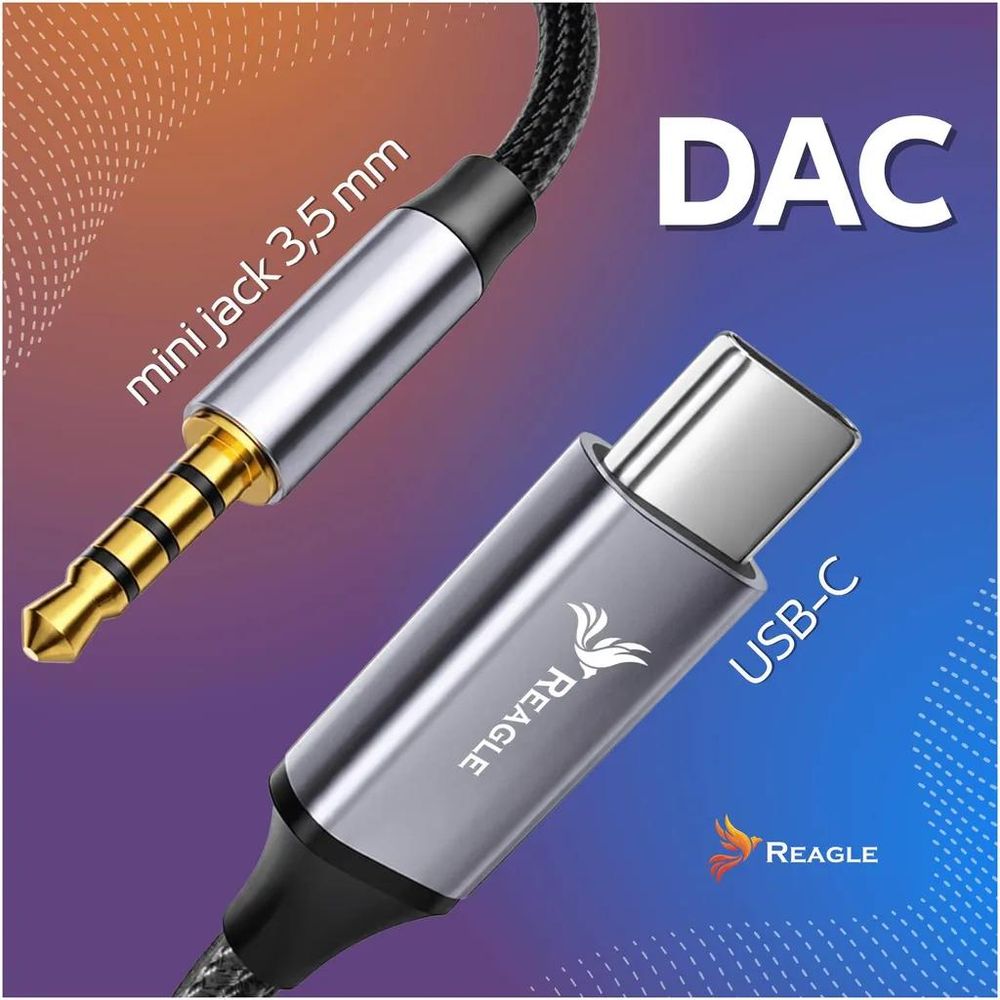 Reagle RUCJ100P – wichtigste Merkmale des USB-C-auf-3,5-mm-Audiokabels