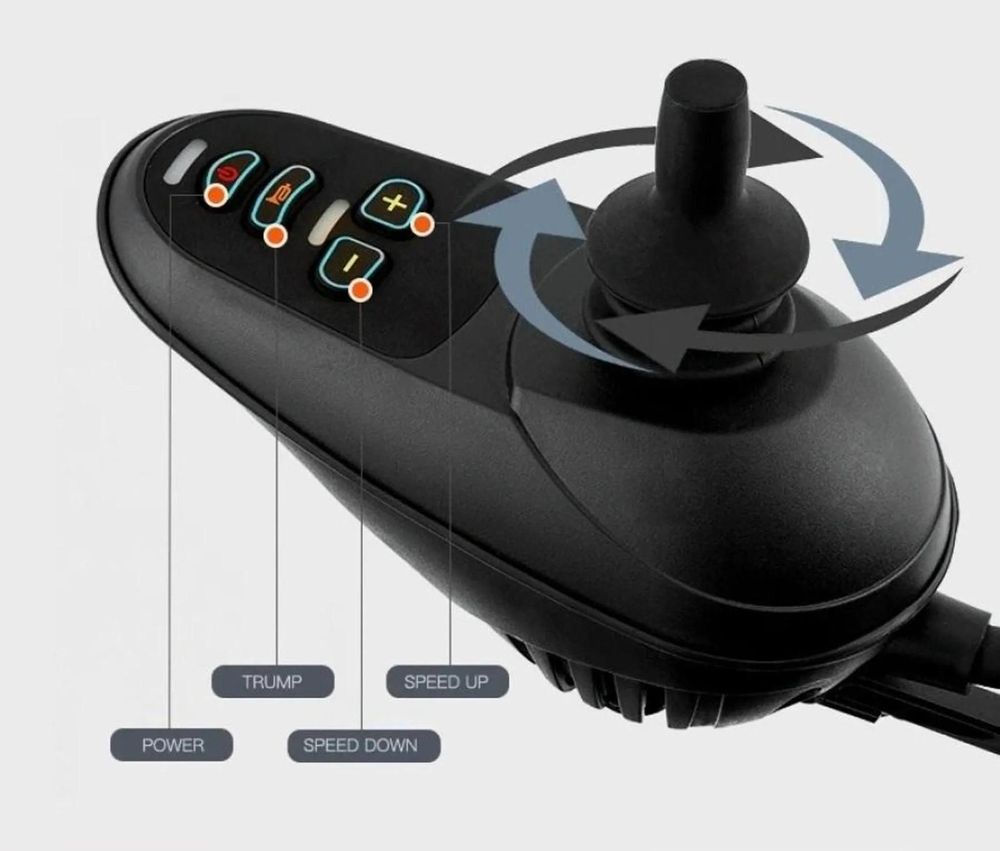 Joystick-Steuerung des Elektrorollstuhls