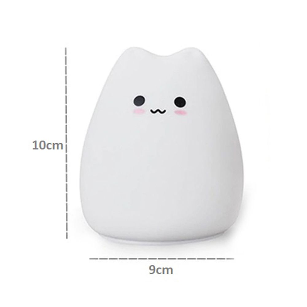 Nachtlicht Silikon LED Touch Nachttischlampe Kinder Baby Nachtlampe Schlaflicht Dimmbar Licht Lampe USB Kinderzimmer Schlafzimmer Geschenk Retoo