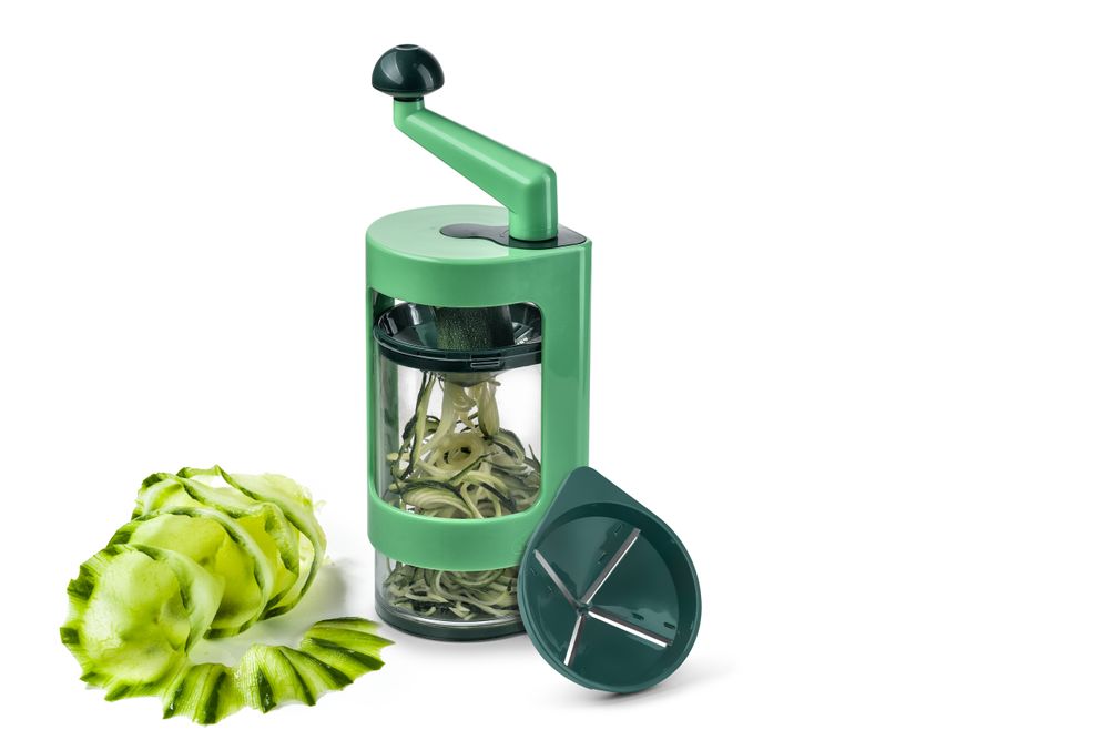Genius Super Julietti 6tlg Spiralschneider - Gemüseschneider für dekorative Spiralen und Juliettis - Zoodle Maker für Low Carb-Pasta; A18018