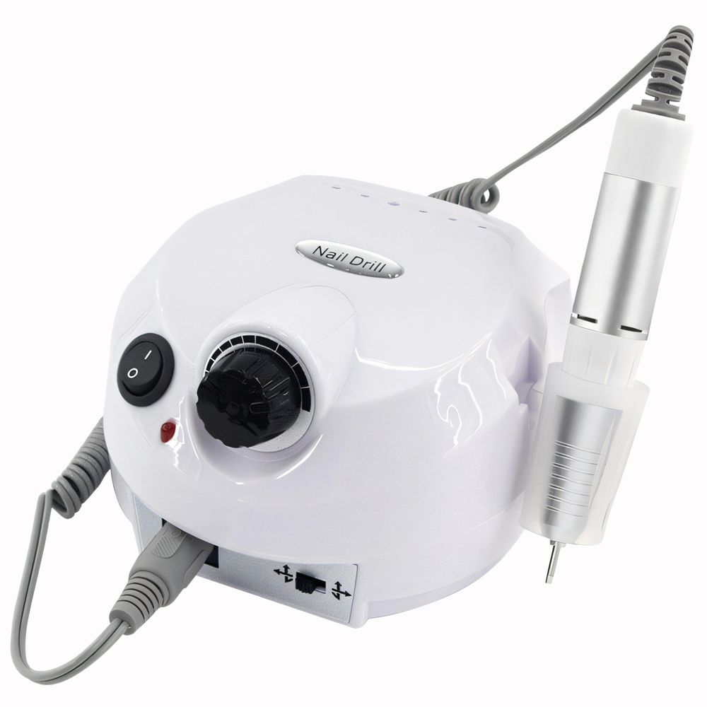 Nagelfräser Elektrisch 35000 u/Min Profi Fraeser Nagelfeile Set Maniküre Pediküre Gerät Nagelknipser Persönliche DIY-Maniküre Weiß Retoo