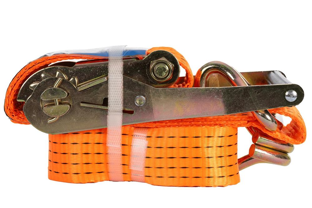 Unitrailer 3 M/50 Mm/5 T Orangefarbenes Transportband Mit Spanner