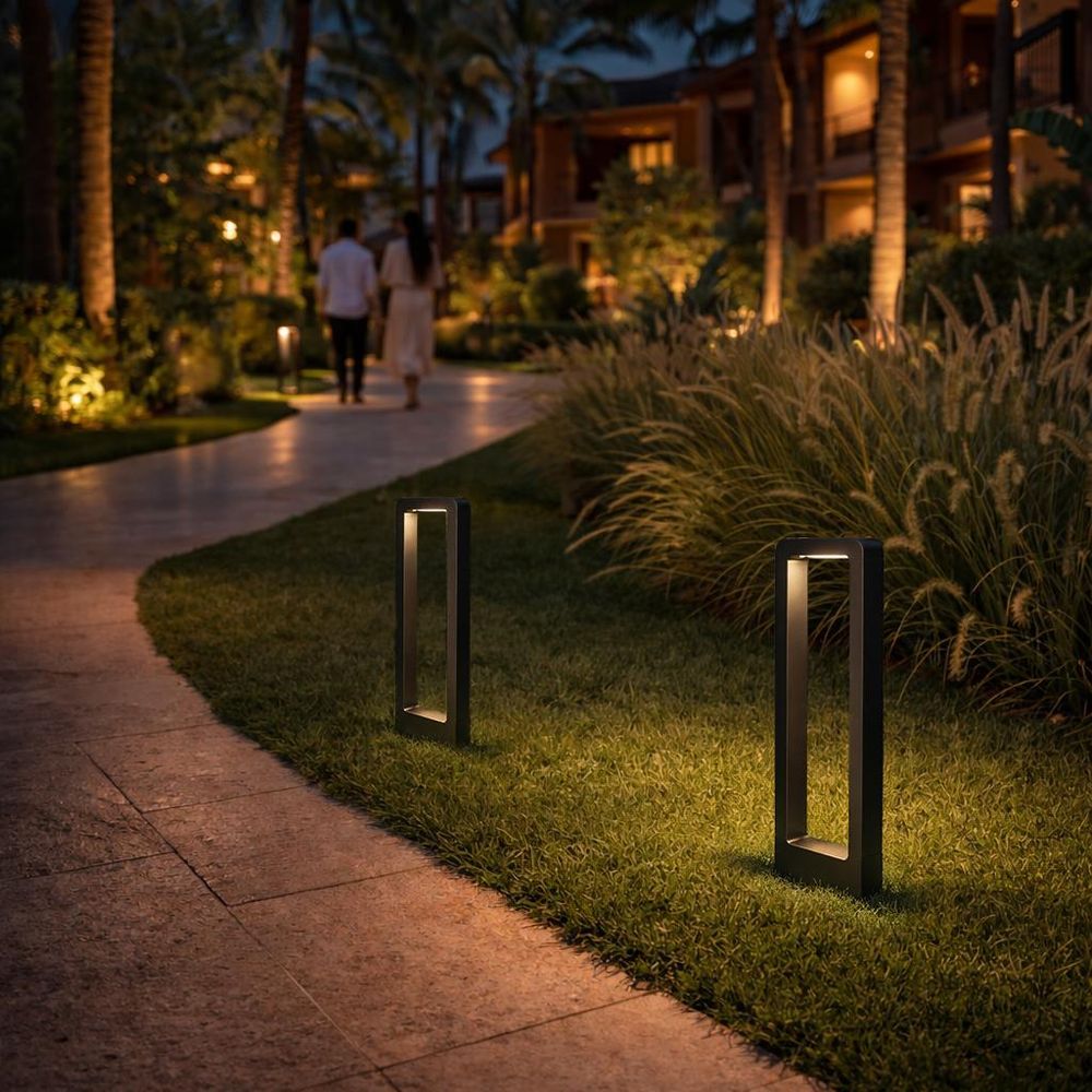 MasterLED Außenleuchte LED 7W 4000K IP54 Pollerleuchte 60cm Anthrazit Wegeleuchte Gartenbeleuchtung Standleuchte
