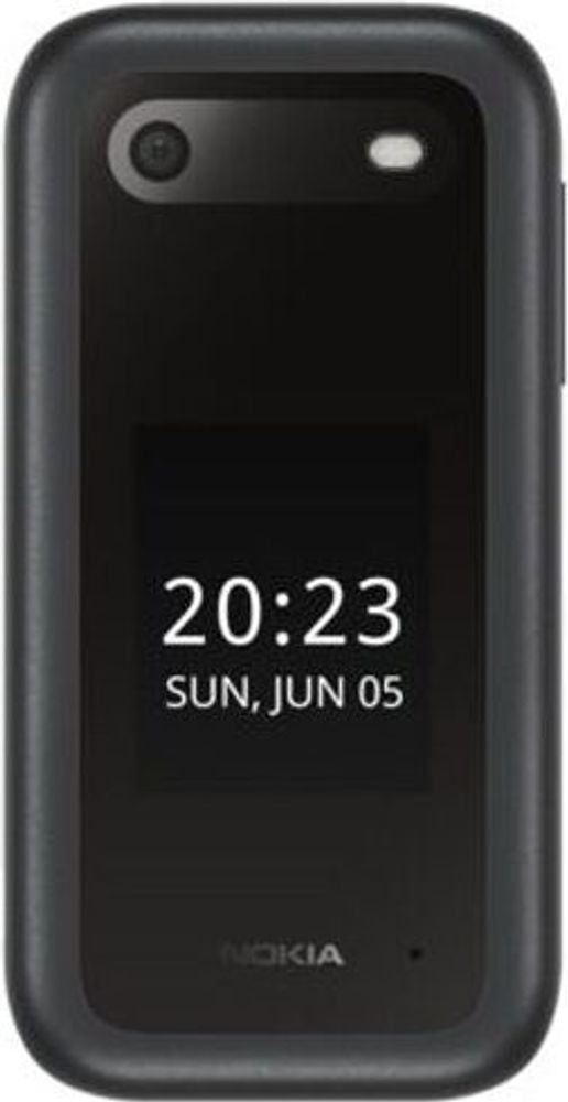 Nokia 2660 Flip, Klapphandy, Dual-SIM, 7,11 cm (2.8"), 0,3 MP, 1450 mAh, Schwarz