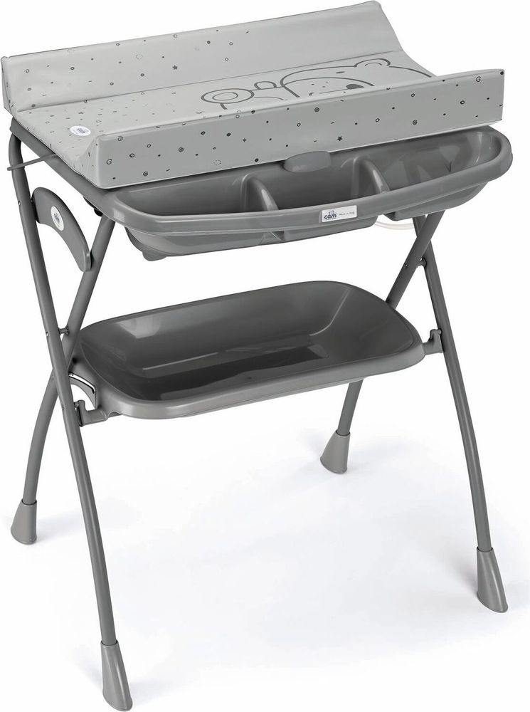CAM Wickeltisch mit Badewanne Volare in Beige