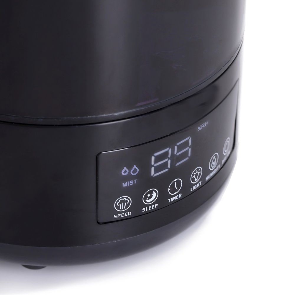 Luftbefeuchter Diffuser 4.5 l Aroma Air Humidifier Ultraschall Raumbefeuchter Elektrisch Duftlampe Aromatherapie Öle Diffusor Büro Yoga Schwarz Retoo