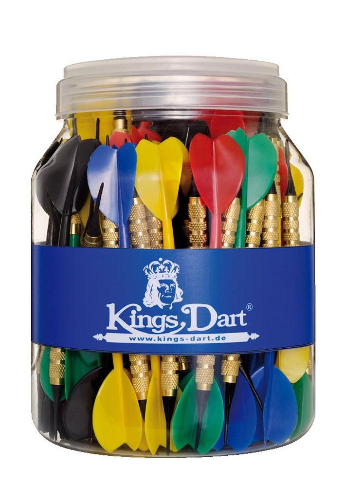 Kings Dart Softdart-Set "Standard", 100er Set, Lang