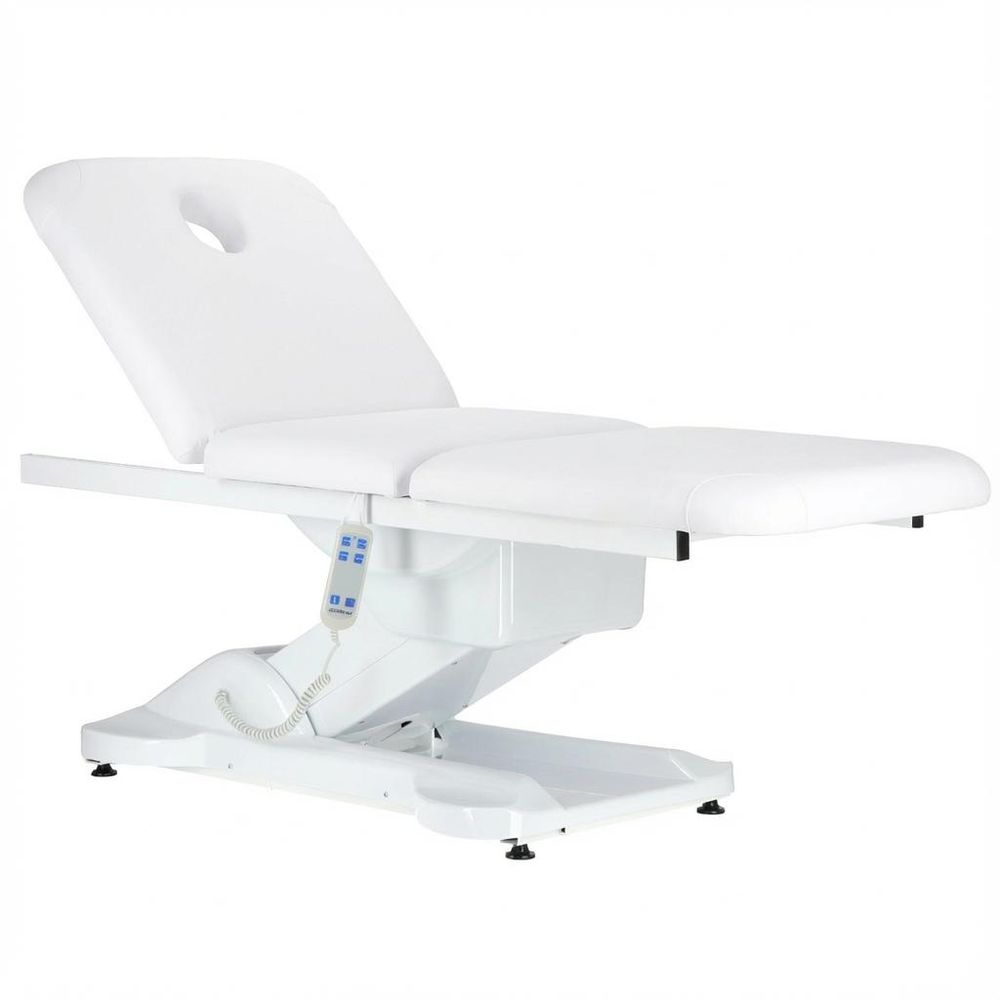 Fauteuil lit de massage électrique chauffant Amaris - 2 moteurs, pour salon de beauté, esthétique