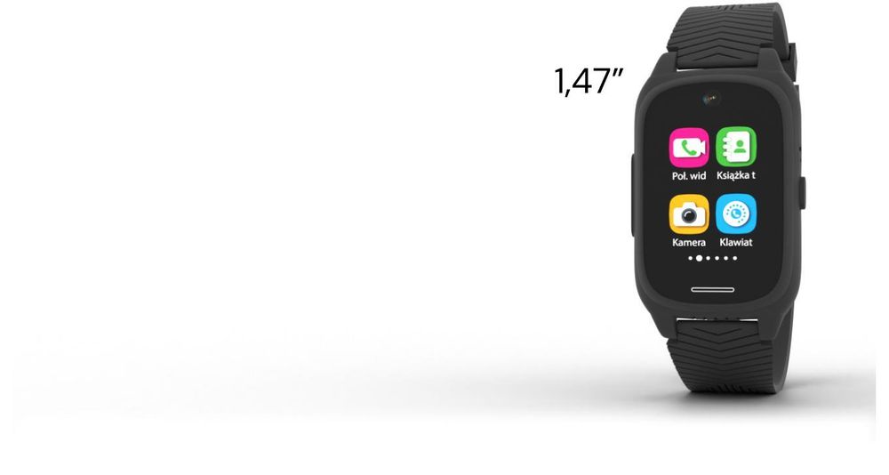 Forever Smartwatch SIVA ST-100 noire avec IP67 étanchéité 400mAh