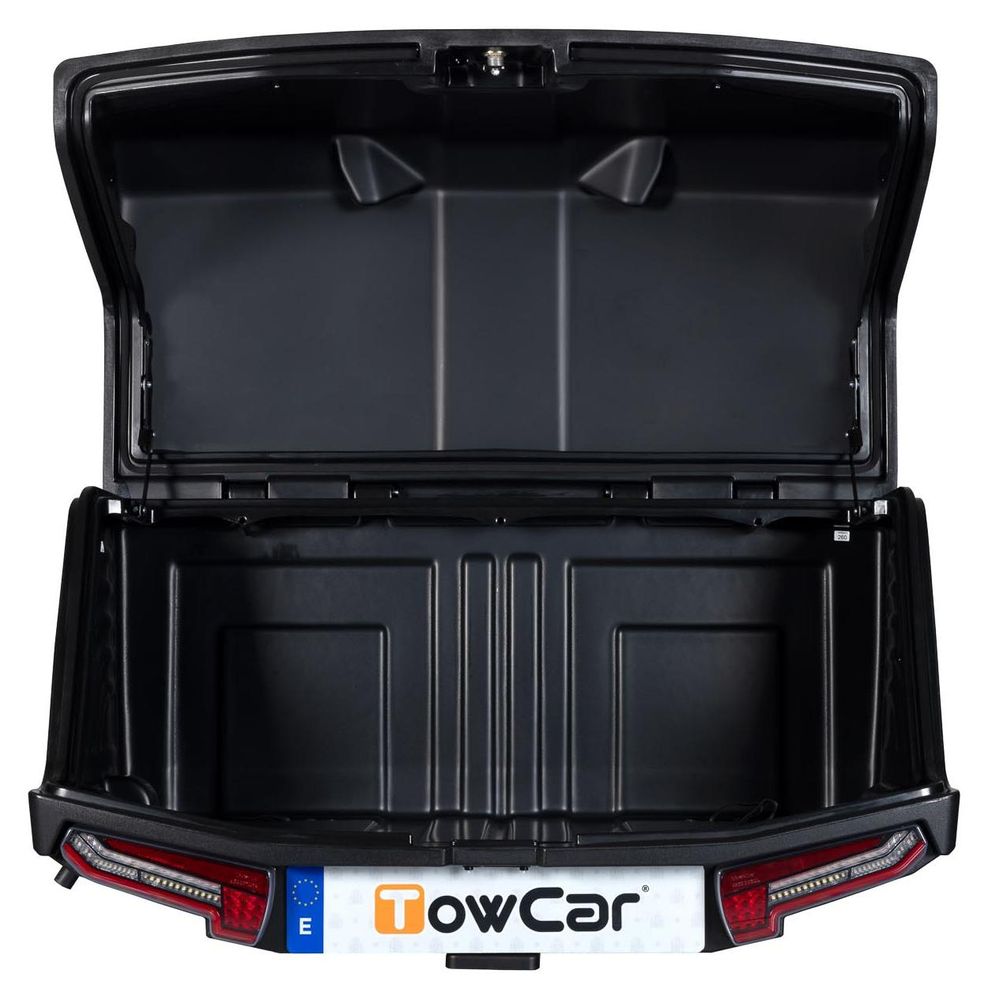 TowBox Transportbox Anhängekupplungsträger TV3XNN0 Anhängevorrichtung 650mm 1 222mm 750mm PE (Polyethylen) 400L 38kg