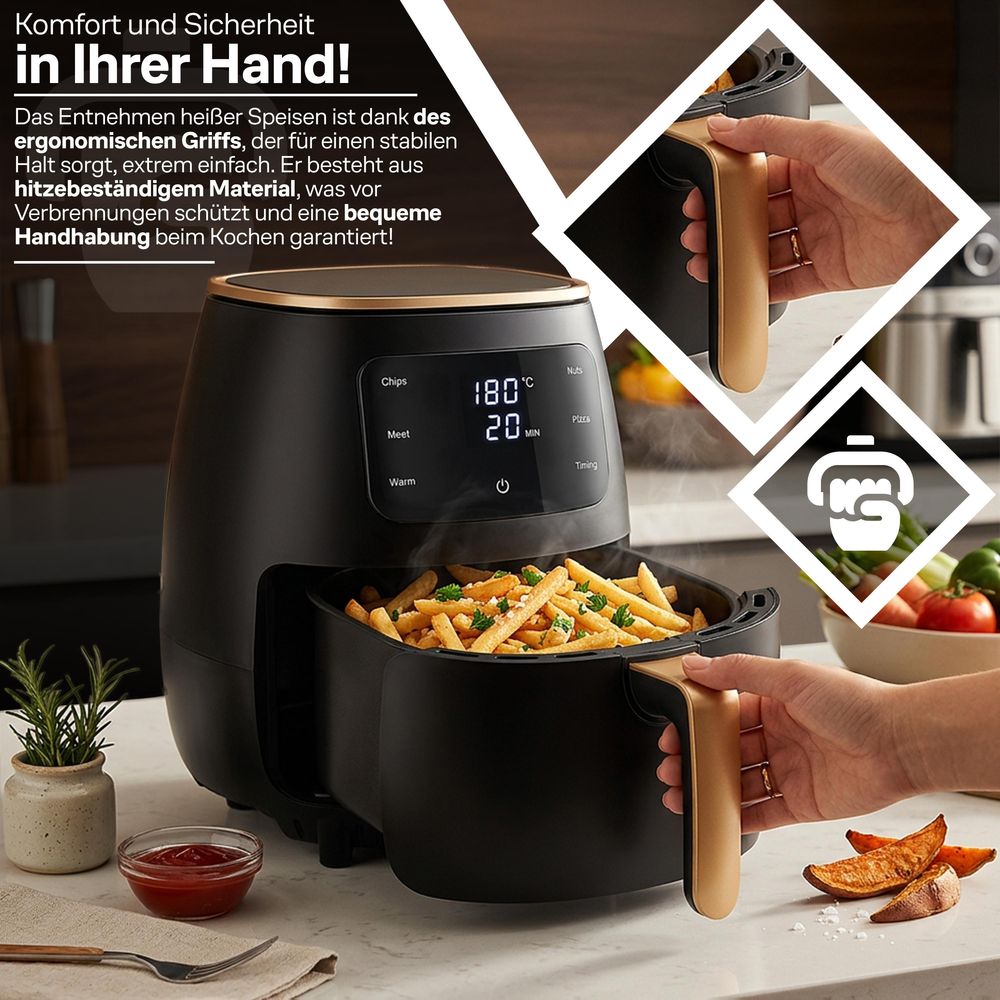 LED-Touchscreen mit 6 Programmen