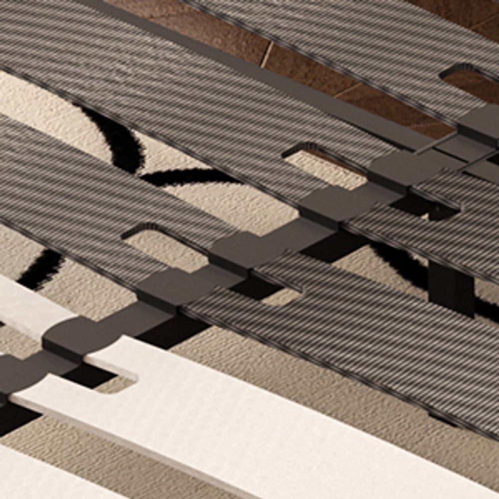 DEWINNER - Lattenrost 140x200 cm | Bett mit Lattenrost für Erwachsene | Optimale Stabilität | Ergonomisch | 7 Beine Nachhaltig | Breite Latten 150mm