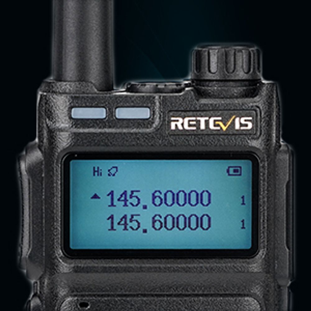Retevis RA685 Amateurfunkgerät, Dual Band Funkgeräte mit 1800 mAh Batterie, Langstrecken Walkie Talkie für Erwachsene mit 128 Kanälen USB Ladegerät 2X