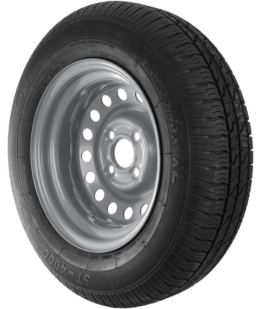 KENDA 2er Set Anhängerräder 155/80 R13 für PKW-Anhänger und Caravan