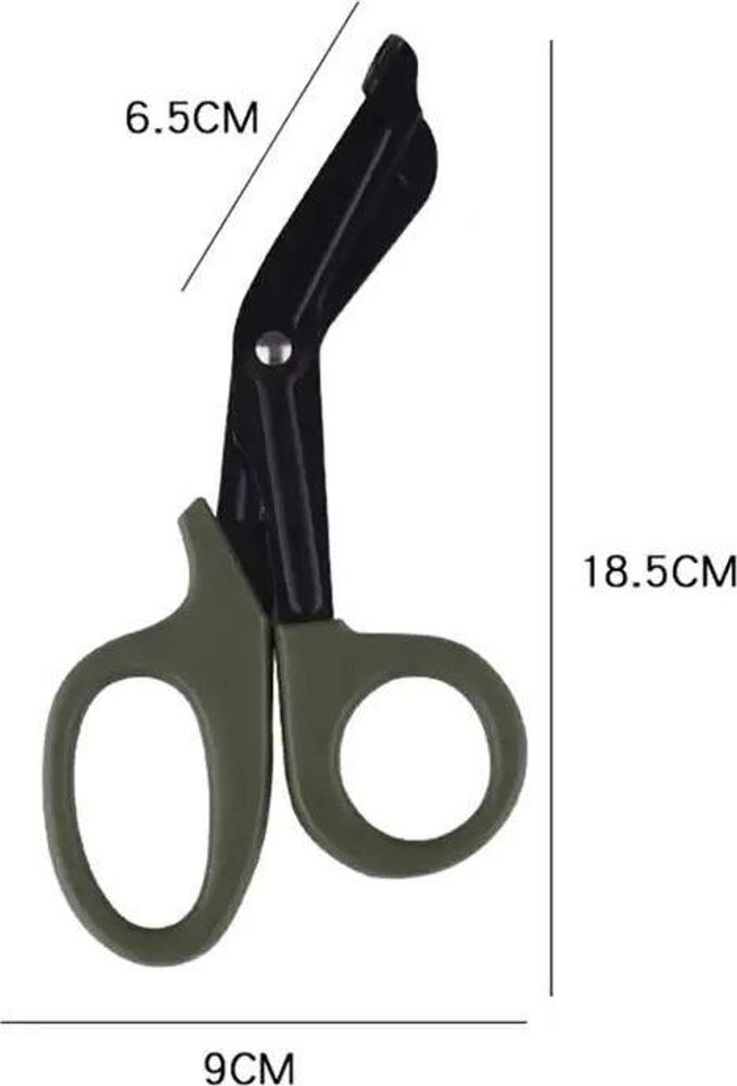 Verbandschere Lister Form Edelstahl 18,5 cm Pflasterschere Rettungsschere Erste